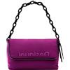 Desigual Bag_logout_Venecia Maxi 3017 Purple, Viola Donna, Colore: Rosso, Einheitsgröße