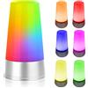 Eaxus®️ Luce d'atmosfera colorata - Lampada da tavolo a LED con cambio di colore RGB