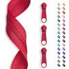 SLANTASTOFFE BRINGEN SIE UNSEREM STOFF L Slantastoffe 5 m Chiusura Lampo Infinita, Spirale 3 mm + 15 cursore/Cerniera 32 Colori, Merce al Metro