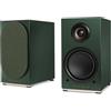 Triangle - Diffusori attivi AIO TWIN - Diffusori da scaffale Wi-Fi e Bluetooth con amplificatore 2x50W - Audio HD - Ingressi PHONO/Platino + TV ottica - 165 x 304 x 235 mm - Verde inglese (Coppia)