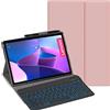 YHFZR Tastiera Custodia per Lenovo Tab M10 (3rd Gen) 10,1'' 2022, [Italiana Layout] 7 Colori Backlit Tastiera Wireless con Custodia Protettiva per Lenovo Tab M10 (3rd Gen) 10,1'' TB-328XU/328FU, Rosa