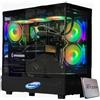 Tiburcc Computer Gaming PC doppio vetro 3xFan (R7 7700, RTX 5070 12GB) 32GB RAM 1TB NVMe WIFI Bluetooth 750W 80+Gold ATX 3.1 PCIe5
