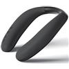 Smalody Altoparlante Bluetooth portatile wireless con archetto da collo Stereo Surround Sound con microfono wireless per sport all'aria aperta,Include il ricevitore