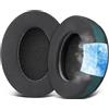 SOULWIT Gel Rinfrescante Cuscinetti Auricolari Ricambio per HyperX Cloud 2/3/1/Alpha/Flight/Stinger/Stinger2/Core/Pro, CloudX Stinger/Flight Series Cuffie