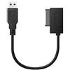 Croerma Adattatore USB PC 6P + 7P CD DVD Rom Convertitore da A USB 2.0 Slimline 13 Pin Drive Cable per PC Laptop Notebook
