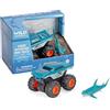Wild Republic Adventure Mini Truck Squalo, Camion Giocattolo, Macchinina Per Bambini, Regalo avventuroso Per Bambini, Giocattolo Per Stimolare La Fantasia, 10 cm