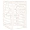 VIDAXL - Copribidone Bianco 84x90x128,5 Cm In Legno Massello Di Pino