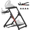 VEVOR Supporto per Volante Simulatore Regolabile Pieghevole per G923 G920 G29 G27, Thrustmaster T300RS TX F458 T500RS T3PA-PRO (F1/GT) Gaming Cockpit, Simulatore di Pedaliera