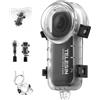 TELESIN Custodia Subacquea Invisibile per Insta360 X4, 50m | Subacquea, impermeabile fino a 50m e design invisibile, cattura a 360° per X4