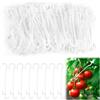 LQTSLFM 120 Pezzi Ganci per Pomodori Bianco, Riutilizzabile Gancio per Piante Rampicanti, Ganci per Piante Pomodoro, Gancio per Sostenere Piante Pomodori
