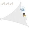 Sol Royal Tenda a Vela Impermeabile 3x3x3 m SolVision PS9 - Tenda da Giardino Sole per Esterno - Telo Ombreggiante Parasole Protezione Anti Raggi UV Bianco - Triangolare 300x300x300 cm