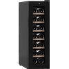 Cavin Cantinette vino a libera installazione nera, Cavin Northern Collection 14, una zona di temperatura, 14 bottiglie, cantinetta silenziosa, cantinetta economica, L: 27,3 x A: 84,5 x P: 55 cm
