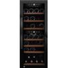 mQuvée Cantinette vino a libera installazione con Serratura, mQuvée WineExpert 38 Fullglass Nero, nero, 2 zone di temperatura