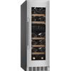 mQuvée Cantinetta vino da incasso 30 cm di larghezza - mQuvée WineCave 800 30D Inox - Cantinetta in acciaio inox - 2 zone di temperatura