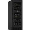 mQuvée Cantinetta vino da incasso larga 30 cm - WineCave 700 30D All Black - cantinetta nera - 2 zone di temperatura