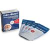 THERMOBABY - Set di 25 sacchetti per la conservazione del latte materno - sacchetti per la conservazione del latte materno 180 ml - pre-sterilizzati - per frigorifero e congelatore