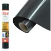 Siser® EasyWeed® Nero opaco, 30cm x 1mt, vinile termotrasferibile termoadesivo per personalizzare i tessuti, hobby creativi, certificato VeganOk e Oeko-Tex standard 100 classe I.