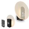 BRILONER Sticklights - Lampada parete senza fili con rilevatore di movimento, batteria ricaricabile, staccabile magneticamente, applique a batteria, applique da interno, 15x3,7x14,7 cm, nichel opaco
