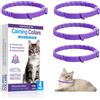 Swiftctrl Collare calmante per gatti, 4 pezzi, anti-stress con feromoni naturali, lavanda e camomilla, regolabile (fino a 38 cm), effetto 30 giorni, per gattini e gatti adulti