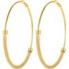 PROSTEEL 80MM Oro Orecchini Cerchio a Maglia Metallica, 20-83mm Varie Dimensioni, In Acciaio Ipoallergenico, Orecchini Donna Oro, Chiusura Minimalista, Regalo Compleanno