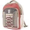 GURU SHOP Zaino in Canapa Ethno con Fibbie - Cachi, Unisex - Adulti, Verde, Size:One Size, 30x30x15 cm, Zaini e Borse da Palestra