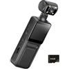 Thewasc Portatile Palmare 4K Fotocamera tascabile 180 Gradi Rotazione Video Registratore Digitale Ciclismo Sport Videocamera Palmare Pocket Sport Corpo