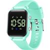 Timever orologio digitale bambina bambini con contapassi,sveglia,cronometro,luce,data-orologio per ragazzi e ragazze senza app e telefono con cinturino in silicone