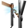TYMO Airflow Styler 2.0 - Ferro Arricciacapelli e Arricciacapelli 2 in 1, 3,2 cm, per Capelli Lunghi e Corti, Anti-Groviglio, 5 Temperature e Doppia Tensione, per Viaggi, Nero