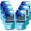 Mia Kombucha Original - Tè Fermentato Naturale con Note di Mela e Tè Verde - Ricca di Probiotici e Antiossidanti - Ideale per Digestione ed Energia - Bevanda Analcolica 330ml (6 Lattine, Original)