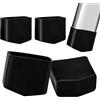 MHDJQ Piedini per Scala in Gomma Diametro Interno 40 x 20 mm Piedini per Scale Alluminio Piedi per Scala Antiscivolo per Scaletta 4Pcs (4Pcs)
