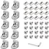 EYPINS 10 x 2020 Staffa Angolare,Alluminio Profilo Connettore/Connettore Angolo di Sterzata con con Vite, Dado, Chiave Inglese