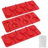 Webake Lollipop - Stampo in silicone per lecca-lecca-lecca-lecca-lecca-lecca in silicone, 3 pezzi