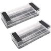 SHARPAL 160H Set da 2 Pezzi Supporto e Custodia 2-in-1 per Pietra Affilacoltelli Professionale Base in Gomma Antiscivolo (Compatibile con Pietre fino a 202 x 75 x 28 mm)