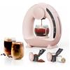 BENFUCHEN Pod and Grounds - Macchina da caffè 2 in 1, compatibile con K-Cup Pod & Tee, design compatto, 113-227 ml, colore: Rosa