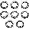 eMagTech 8pcs Bike Cuscinetto A Sfera Fermo 7 Sfere Accessori di Riparazione Biciclette Cuscinetto A Sfera Gabbia Cuscinetto A Sfera Bicicletta Cuscinetto A Sfere per Bicicletta