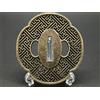Guardia spada giapponese per Katana o Wakizashi Edo lega Tsuba
