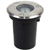 Vetrine inrete Vetrineinrete® Faretto incasso segnapasso 1 led 1,5 watt calpestabile Luce calda 3000k giardino luce da esterno vialetto illuminazione esterni IP65 ES07-C B59