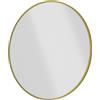 Parama Specchio tondo Ø 80 cm con cornice dorata