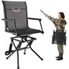 VEVOR Sedia da Caccia Campeggio Pieghevole, Sedia da Pesca con Braccioli, Seduta 520 x 530 x 930 mm Capacità di Carico 136 kg, Rotazione Silenziosa a 360°, Picnic, Giardino, Esterno