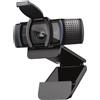 Logitech C920S HD Pro Webcam, Videochiamata Full HD 1080p/30fps, Audio Stereo ‎Chiaro, ‎Correzione Luce HD, Privacy Shutter, Per Skype, Zoom, FaceTime