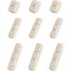 JDCMEI 9 Rotoli di Bendaggio Elastico, Bendaggi a Compressione Elastici, Bende Elastiche per Bendaggi, Bendaggi di Fissaggio Medicali Elastici con Clip in Metallo per Polsi, Caviglie, Ginocchia