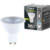 Integral Lampadina LED GU10 10 confezione luce fredda 6500 K, 400 lm, 3,6 W (equivalente a 50 W) non dimmerabile, efficiente in energia e ideale per faretti e proiettori in bagno