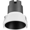 OSRAM Downlight da incasso SPOT TWIST, nero, 10W, 800lm, diametro 93mm, 830 3000K bianco caldo, fino al 90% di risparmio energetico rispetto ai downlight alogeni, facile installazione.