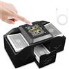 HNCY Mischia Carte Automatico, Mescolatore Carte da Gioco da 1 a 2 Mazzi, Mescola Cartes da Gioco Automatico, Rilevamento Gestuale, Basso Rumore, Card Shuffler per Uno, Poker, Burraco, Blackjack
