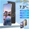 CHOTOG S + 25 Ultra Cellulari originali 7.3HD Smartphone economico 4G 5G Dual Sim Cellulare 7800mAh Android 14 Versione globale Telefoni cellulari - Black 12GB 512GB