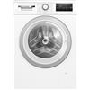 Bosch WAN28258GB Series 4, Lavatrice autoportante, classificata A, caricatore frontale, 8 kg, 1400 giri/min, Iron Assist, Bianco