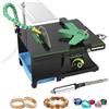 POOIQX Macchina tampone for lucidatura di gioielli aggiornata, lucidatrice for tornio da banco, mini casa multiuso regolabile for la lavorazione del legno di metalli preziosi ,Precisione operativa(1)