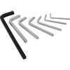 Flewdart 7pcs set chiavi a bussola testa quadrata 3/4/5/6/7/8/10mm di L CRV per il serraggio di viti quadrate montaggio mobili, riparazione biciclette (7, 3/4/5/6/7/8/10mm)