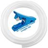 CESFONJER Tubo Trasparente, Addensato Tubo PVC, diametro interno 10 mm x diametro esterno 14 mm, Tubo Flessibile Antigelo con 1 tagliatubi (3 Metri)