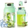 Fine Life Pro 【Migliorato】Fine Life Pro Frullatore/Spremiagrumi/Mixer Portatile Ricaricabile, Nuovo 1200ML Smoothie Maker con Display Digitale per Frutta e Verdura, Due Modalità,Facile Da Pulire,Lama 3D-10,BPA Free
